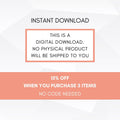 floral luncheon invite poster sign template set bundle